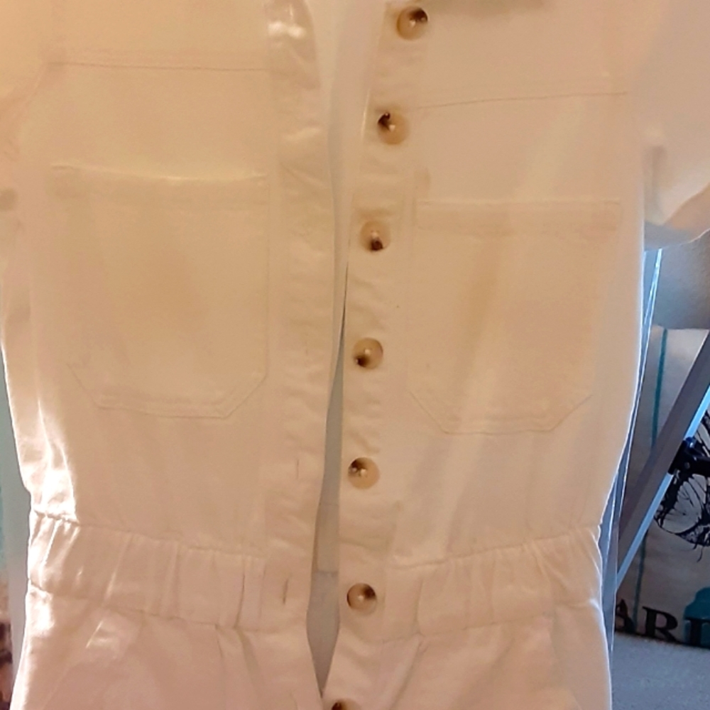 Mum white jumpsuit